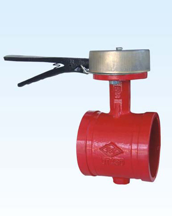 Xd81x-10 / 16q handle signal groove butterfly valve
