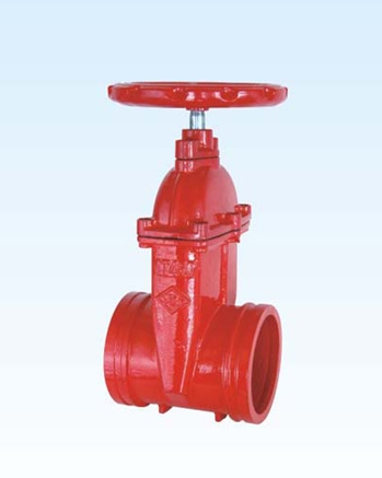 Z85x-10 / 16q grooved Non rising stem gate valve with elastic seat seal
