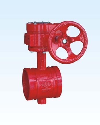 Xd381x-10 / 16q signal groove butterfly valve