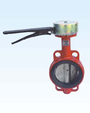 Xd71x-10 / 16 double clip butterfly valve with handle signal
