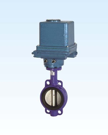 D971x-10 / 16 electric double clip butterfly valve